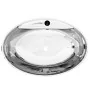 Lavabo con rebosadero 58,5x39x21 cm cerámica plateado by , Sinks - Ref: Foro24-143475, Price: 101,22 €, Discount: %