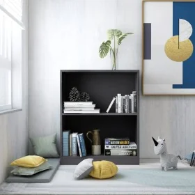 Estantería madera de ingeniería gris 60x24x76 cm von , Bücherregale und Regale - Ref: Foro24-800857, Preis: 45,21 €, Rabatt: %