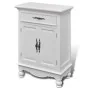 Armario con 2 puertas y 1 cajón madera blanco de , Aparadores - Ref: Foro24-241375, Precio: 183,63 €, Descuento: %