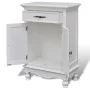 Armario con 2 puertas y 1 cajón madera blanco de , Aparadores - Ref: Foro24-241375, Precio: 183,63 €, Descuento: %