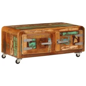 Mesa de centro madera maciza reciclada 85x55x40 cm by , Coffee table - Ref: Foro24-247515, Price: 297,47 €, Discount: %