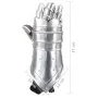 Guanteletes de caballero medieval réplica LARP acero plateado de , Armas coleccionables - Ref: Foro24-286207, Precio: 91,71 €...
