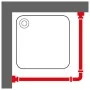 Sealskin Barra esquinera para cortina de ducha cromada 90x90 cm de , Barras de ducha - Ref: Foro24-436884, Precio: 36,28 €, D...