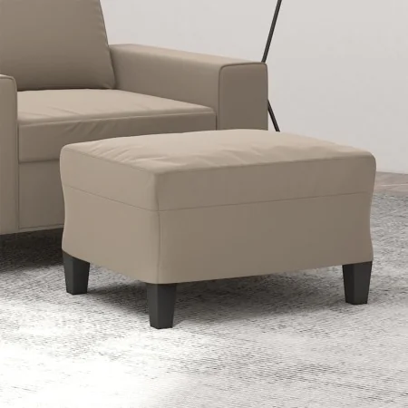 Reposapiés tela de microfibra gris taupe 60x50x41 cm de , Otomanas - Ref: Foro24-349341, Precio: 53,41 €, Descuento: %