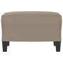 Reposapiés tela de microfibra gris taupe 60x50x41 cm de , Otomanas - Ref: Foro24-349341, Precio: 53,41 €, Descuento: %