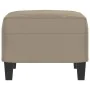 Reposapiés tela de microfibra gris taupe 60x50x41 cm de , Otomanas - Ref: Foro24-349341, Precio: 53,41 €, Descuento: %