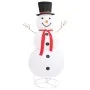Muñeco de nieve de Navidad con luces LED tela lujosa 180 cm de , Luces de Navidad - Ref: Foro24-329762, Precio: 125,60 €, Des...