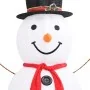 Muñeco de nieve de Navidad con luces LED tela lujosa 180 cm de , Luces de Navidad - Ref: Foro24-329762, Precio: 125,60 €, Des...