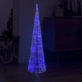 Cono de luz LED de pirámide decorativo acrílico azul 120 cm de , Luces de Navidad - Ref: Foro24-329807, Precio: 76,81 €, Desc...