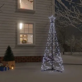 Árbol de Navidad cónico 200 LED blanco frío 70x180 cm de , Arboles de navidad - Ref: Foro24-343502, Precio: 104,00 €, Descuen...