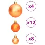 Bolas de Navidad 100 unidades marrón 3 / 4 / 6 cm de , Adornos festivos - Ref: Foro24-356099, Precio: 22,32 €, Descuento: %