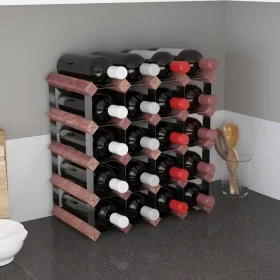 Botellero para 20 botellas madera maciza de pino marrón by , Wine racks - Ref: Foro24-340892, Price: 59,87 €, Discount: %