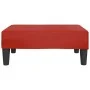 Reposapiés de cuero sintético rojo vino tinto 78x56x32 cm de , Otomanas - Ref: Foro24-337712, Precio: 51,04 €, Descuento: %