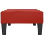Reposapiés de cuero sintético rojo vino tinto 78x56x32 cm de , Otomanas - Ref: Foro24-337712, Precio: 51,04 €, Descuento: %
