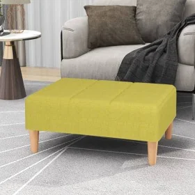 Reposapiés de tela verde 78x56x32 cm by , Ottomans - Ref: Foro24-337752, Price: 53,82 €, Discount: %