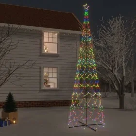Árbol de Navidad cónico 3000 LED de colores 230x800 cm de , Arboles de navidad - Ref: Foro24-343516, Precio: 155,46 €, Descue...