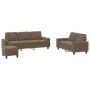 Juego de sofás 3 piezas tela marrón by , Sofas - Ref: Foro24-3201909, Price: 579,18 €, Discount: %