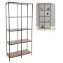 H&S Collection Estantería 4 alturas negro y natural 78x30x170 cm de , Librerías y estanterías - Ref: Foro24-445853, Precio: 1...