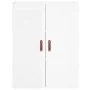 Armario de pared madera ingeniería blanco brillo 69,5x34x90 cm de , Aparadores - Ref: Foro24-830358, Precio: 75,81 €, Descuen...