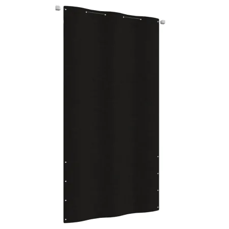 Toldo pantalla para balcón de tela oxford negro 120x240 cm de , Sombrillas - Ref: Foro24-148555, Precio: 28,05 €, Descuento: %