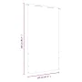 Toldo pantalla para balcón de tela oxford negro 120x240 cm de , Sombrillas - Ref: Foro24-148555, Precio: 28,05 €, Descuento: %
