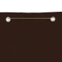 Toldo pantalla para balcón tela oxford marrón 120x240 cm de , Sombrillas - Ref: Foro24-148560, Precio: 30,47 €, Descuento: %