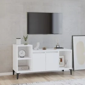 Mueble para TV madera contrachapada blanco 100x35x55 cm de , Muebles TV - Ref: Foro24-821180, Precio: 68,35 €, Descuento: %