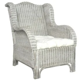 Sofá con cojín ratán natural y lino gris von , Sofas - Ref: Foro24-325464, Preis: 250,14 €, Rabatt: %