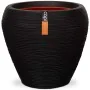 Capi Jarrón Nature Rib cónico negro 42x38 cm KBLR362 de , Maceteros y jardineras - Ref: Foro24-424214, Precio: 78,36 €, Descu...