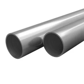 Tubos de acero inoxidable redondos 2 unidades V2A 2 m Ø70x1,8mm de , Molduras - Ref: Foro24-143198, Precio: 277,05 €, Descuen...