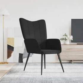 Sillón de relax de tela negro de , Sillones - Ref: Foro24-327947, Precio: 113,92 €, Descuento: %