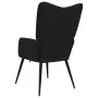 Sillón de relax de tela negro by , Armchairs - Ref: Foro24-327947, Price: 113,92 €, Discount: %