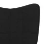 Sillón de relax de tela negro by , Armchairs - Ref: Foro24-327947, Price: 113,92 €, Discount: %