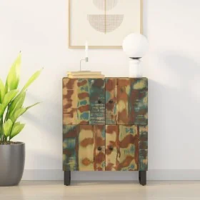 Aparador con 4 puertas madera maciza reciclada 60x33x75 cm by , Sideboards - Ref: Foro24-352919, Price: 149,27 €, Discount: %