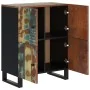 Aparador con 4 puertas madera maciza reciclada 60x33x75 cm by , Sideboards - Ref: Foro24-352919, Price: 149,27 €, Discount: %