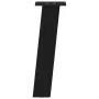Patas para mesa de centro 4 uds acero negro 30 cm de , Patas para mesas - Ref: Foro24-4012496, Precio: 63,20 €, Descuento: %