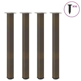 Patas para mesa de centro 4 uds acero acero natural 90-92 cm von , Tischbeine - Ref: Foro24-4012475, Preis: 97,67 €, Rabatt: %