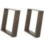 Patas para mesa de centro en forma de U 2 uds antracita acero by , Table legs - Ref: Foro24-4012767, Price: 65,40 €, Discount: %