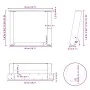 Patas para mesa de centro en forma de U 2 uds antracita acero by , Table legs - Ref: Foro24-4012767, Price: 65,40 €, Discount: %