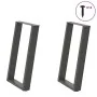 Patas para mesa comedor forma U 2uds antracita 50x(72-73) cm de , Patas para mesas - Ref: Foro24-4012786, Precio: 82,34 €, De...
