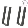 Patas para mesa comedor forma U 2uds antracita 60x(72-73) cm de , Patas para mesas - Ref: Foro24-4012790, Precio: 86,47 €, De...