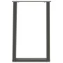 Patas para mesa comedor forma U 2uds antracita 60x(72-73) cm de , Patas para mesas - Ref: Foro24-4012790, Precio: 86,47 €, De...