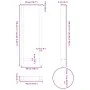 Patas de mesa de centro acero antracita 2 uds 50x(110-111) cm de , Patas para mesas - Ref: Foro24-4013354, Precio: 109,24 €, ...