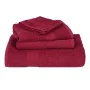 Toallas 4 uds 100% algodón burdeos 100x200 cm 600 gsm de , Toallas - Ref: Foro24-136747, Precio: 59,12 €, Descuento: %
