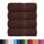 Toallas de jabón 4 uds marrón 30x30 cm 360 gsm 100% algodón de , Toallas - Ref: Foro24-136753, Precio: 15,74 €, Descuento: %