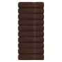 Toallas de baño 10 uds marrón 100x150 cm 360 gsm 100% algodón de , Toallas - Ref: Foro24-136766, Precio: 100,36 €, Descuento: %