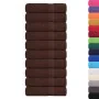Toallas de baño 10 uds marrón 100x150 cm 360 gsm 100% algodón de , Toallas - Ref: Foro24-136766, Precio: 100,36 €, Descuento: %