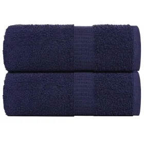 Toallas de jabón 2 uds azul marino 30x30 cm 360gsm 100% algodón de , Toallas - Ref: Foro24-136779, Precio: 11,99 €, Descuento: %