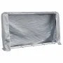 Leñero con protector de lluvia 250x25x150 cm acero galvanizado de , Bolsas y soportes de leña - Ref: Foro24-4100711, Precio: ...