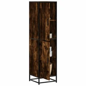 Aparador alto madera de ingeniería y metal 35,5x35x139 cm de , Aparadores - Ref: Foro24-849056, Precio: 91,33 €, Descuento: %